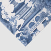 青と白チノセリーシリーズデザイン6 薄葉紙 (詳細)