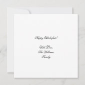 青と白プレッツェルブレゼルオクトーバーフェスト2023 ノートカード (裏面)