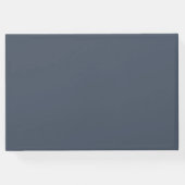 青と白結婚の ゲストブック (裏面)