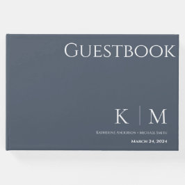 青と白結婚の ゲストブック