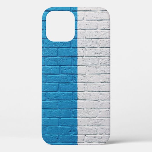 青と白絵を描の壁 Case-Mate iPhoneケース (裏面)