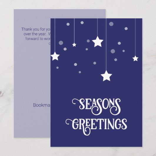 青と白 シーズンカード (正面/裏面)