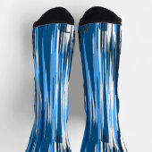 青と白 ソックス (上部)