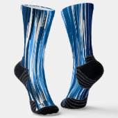 青と白 ソックス (傾斜あり)