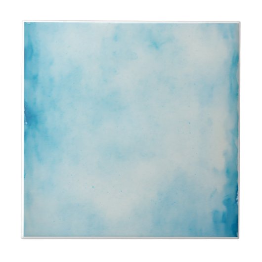 青と白 タイル (正面)