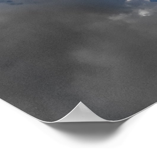 青と白 ポスター (角)