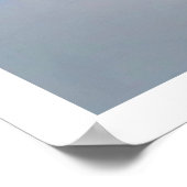 青と白 ポスター (角)