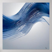 青と白 ポスター (正面)