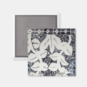 青と白 マグネット (正面/裏面)