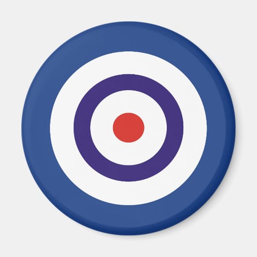 青と白 マグネット (正面)