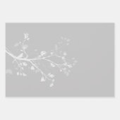 青と白 ラッピングペーパーシート (正面3)