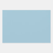 青と白 ラッピングペーパーシート (正面2)