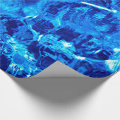 青と白 ラッピングペーパー (角)