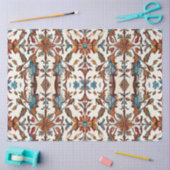 青と秋素朴の切り離し 薄葉紙 (クラフト)