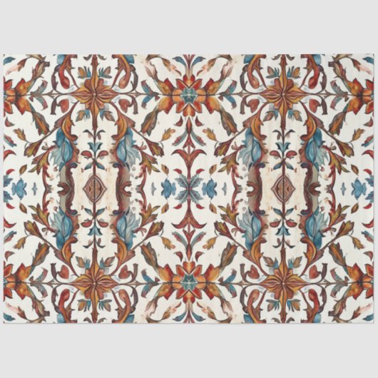 青と秋素朴の切り離し 薄葉紙 (正面)