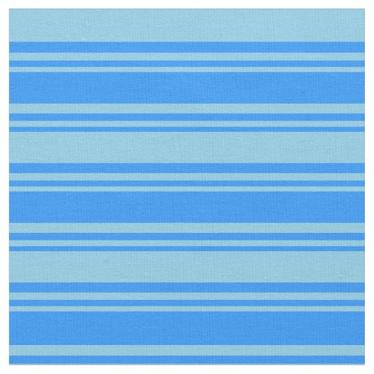 青と空の青の線のパターン ファブリック (クローズアップ)