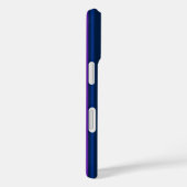 青と紫のキャンディストライプー Case-Mate iPhoneケース (裏面 / 右)