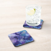 青と紫のコースターセット コースター (右側)