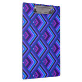青と紫のストライプスケールパターン クリップボード (右)