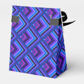 青と紫のストライプスケールパターン フェイバーボックス (裏面サイド)