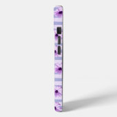 青と紫のデイジー柄 Case-Mate iPhoneケース (裏面 / 左)