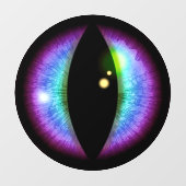 青と紫のドラゴンズアイ ウィンドウサイン (シート)