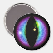 青と紫のドラゴンズアイ マグネット (正面/裏面)