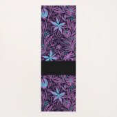 青と紫のネオン ヨガマット (裏面)