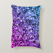 青と紫のバブルアクセント枕 アクセントクッション (裏面(縦))
