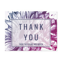 青と紫のヒマワリグラデーションが有難う