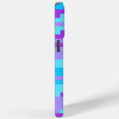 青と紫のピクセル Case-Mate iPhoneケース (裏面 / 右)
