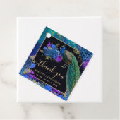 青と紫のフローラ孔雀キンセアニェラ フェイバータグ (インサイチュ)