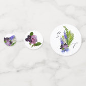 青と紫のフローラ コンフェッティ (正面)