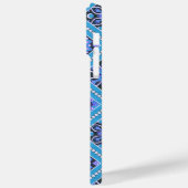 青と紫のマンダラパターンのシェード Case-Mate iPhoneケース (裏面 / 左)