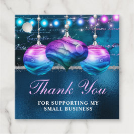 青と紫のマーメイドボードスモールビジネス フェイバータグ