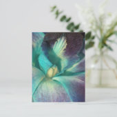 青と紫のランが閉まる ポストカード (スタンド正面)