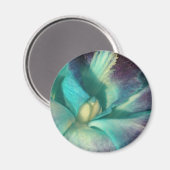 青と紫のランが閉まる マグネット (正面/裏面)