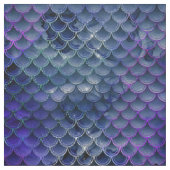 青と紫の人魚はかりで測 ファブリック (見本)