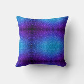 青と紫の体操装飾用クッションのパーソナライズ クッション (裏面)