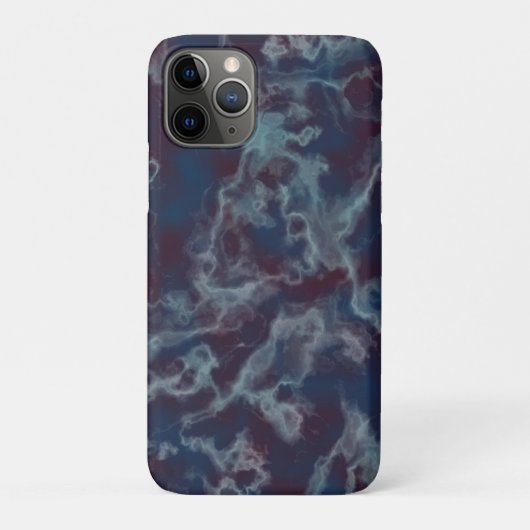 青と紫の大理石 Case-Mate iPhoneケース (裏)