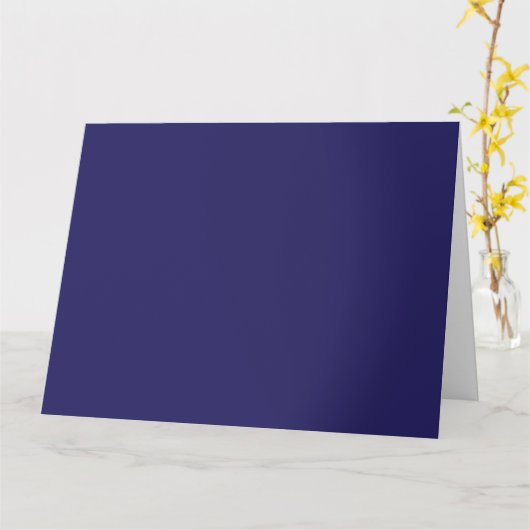青と紫の抽象芸術シェイプがブレンド カード (黄色い花)