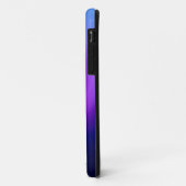 青と紫の抽象芸術背景 Case-Mate iPhoneケース (裏面/左)