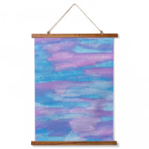 青と紫の旋回抽象芸術