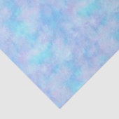青と紫の水彩の背景パターン 薄葉紙 (詳細)