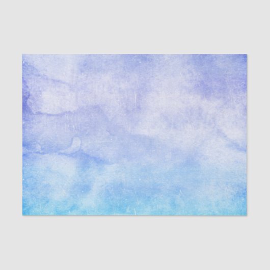 青と紫の水色 薄葉紙 (正面)