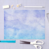 青と紫の水色 薄葉紙 (クラフト)