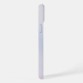 青と紫の流れるような形 iPhoneケース (右側面)