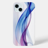 青と紫の流動型枠 Case-Mate iPhoneケース (裏面)