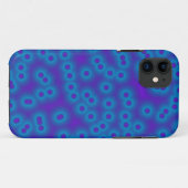 青と紫の点 Case-Mate iPhoneケース (裏面(横))