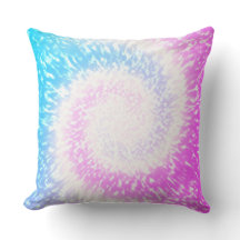 青と紫の絞り染めヒッピー旋回